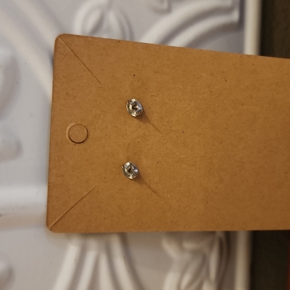 3 for $15-Ombre' Circle Blue studded Earrings - Picture 4 of 4